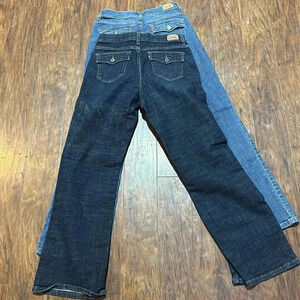 2 PAIR Levi Strauss Perfectly Slimming Boot Cut 512